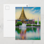 Bangkok is de hoofdstad van Thailand en een van Briefkaart (Voorkant / Achterkant)