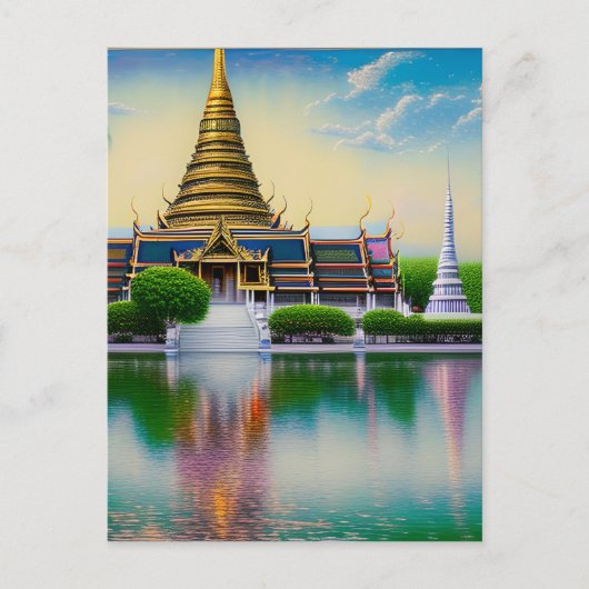 Bangkok is de hoofdstad van Thailand en een van Briefkaart (Voorkant)