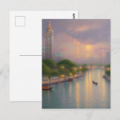 Bangkok is de hoofdstad van Thailand en een van Briefkaart (Voorkant / Achterkant)