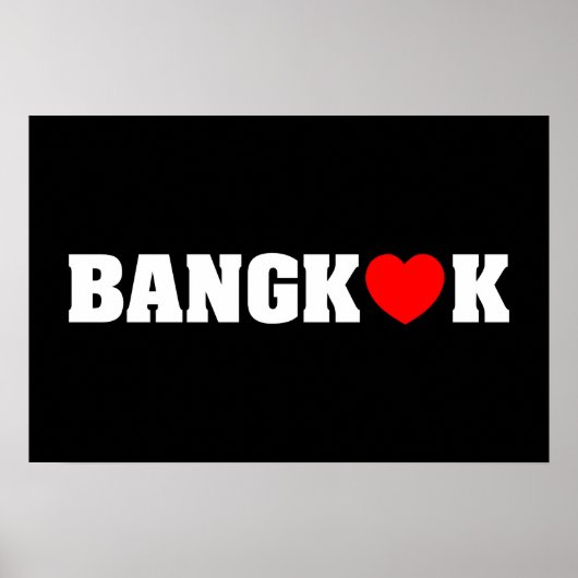 BANGKOK LIEFDE POSTER (Voorkant)