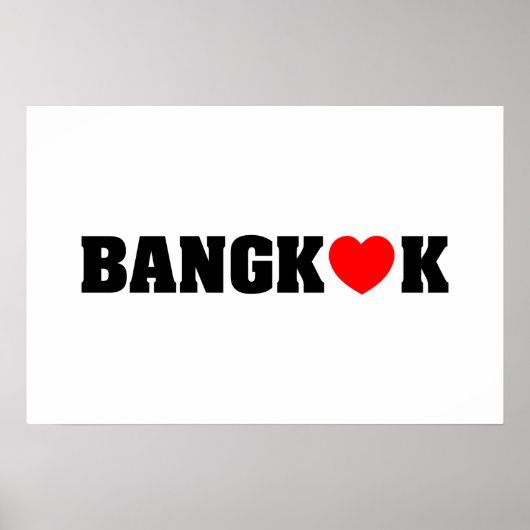 BANGKOK LIEFDE POSTER (Voorkant)