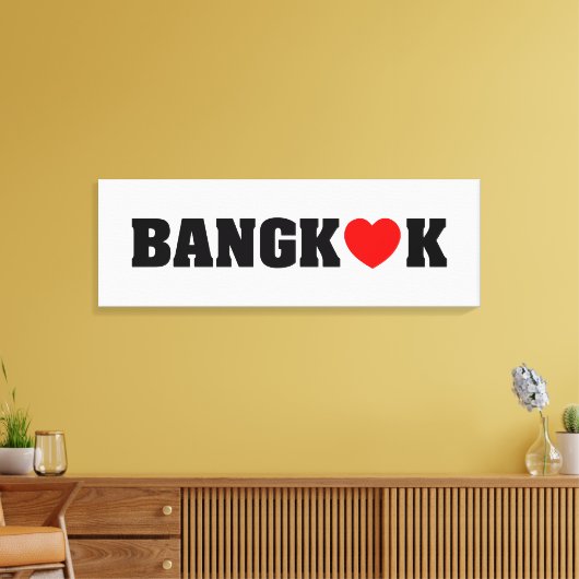 BANGKOK LOPEN CANVAS AFDRUK (Insitu (Woonkamer))