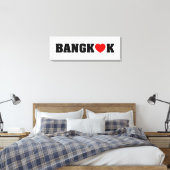 BANGKOK LOPEN CANVAS AFDRUK (Insitu (Slaapkamer))