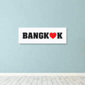 BANGKOK LOPEN CANVAS AFDRUK (Insitu (Houten vloer))
