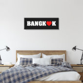 BANGKOK LOPEN CANVAS AFDRUK (Insitu (Slaapkamer))