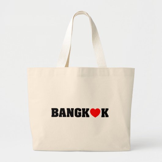 BANGKOK LOPEN GROTE TOTE BAG (Voorkant)