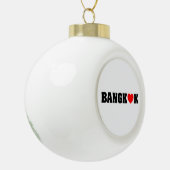 BANGKOK LOPEN KERAMISCHE BAL ORNAMENT (Links)