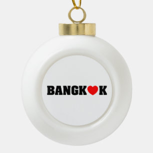 BANGKOK LOPEN KERAMISCHE BAL ORNAMENT