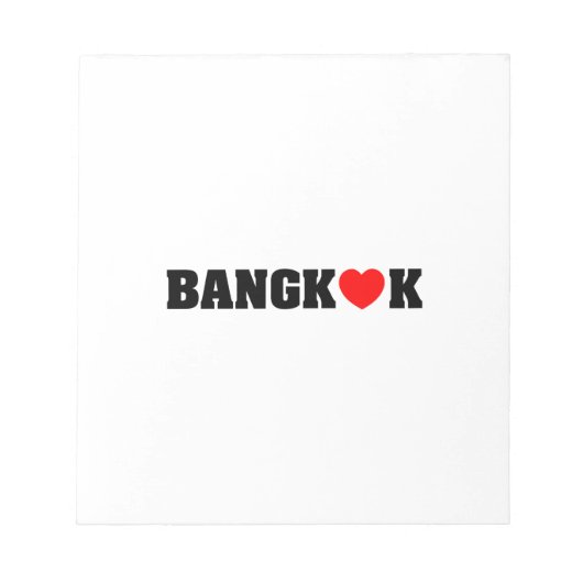BANGKOK LOPEN NOTITIEBLOK (Voorkant)