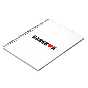 BANGKOK LOPEN NOTITIEBOEK