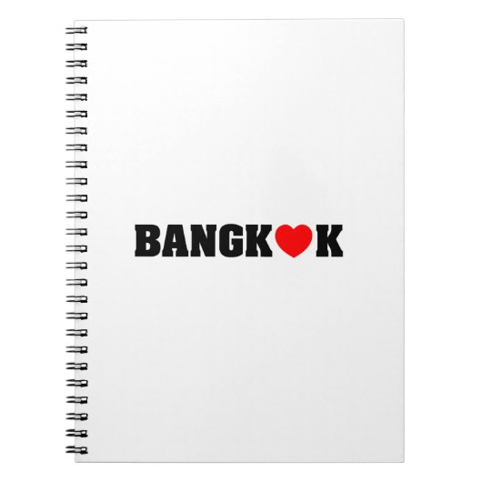 BANGKOK LOPEN NOTITIEBOEK (Voorkant)