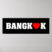 BANGKOK LOPEN POSTER (Voorkant)