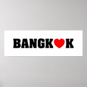 BANGKOK LOPEN POSTER (Voorkant)