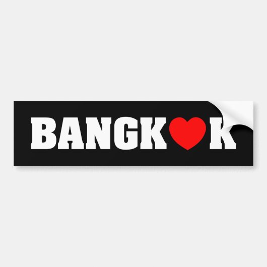 BANGKOK LOS BUMPERSTICKER (Voorkant)