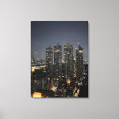 Bangkok nachtleven Fotografie Gift Idee Canvas Afdruk (Voorkant)