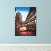 Bangkok nog steeds in leven fotografie van het lev canvas afdruk (Insitu (Houten vloer))