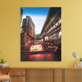 Bangkok nog steeds in leven fotografie van het lev canvas afdruk (Insitu (Woonkamer))