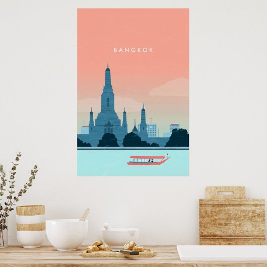 Bangkok Poster (Keuken)