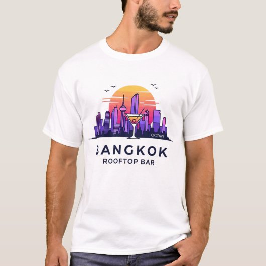BANGKOK ROOFTOP BAR T-SHIRT (Voorkant)
