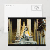 bangkok shrine standbeeld briefkaart (Voorkant / Achterkant)