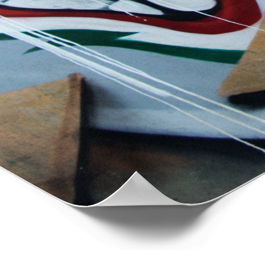 Bangkok Skull Graffiti Poster (Hoek)