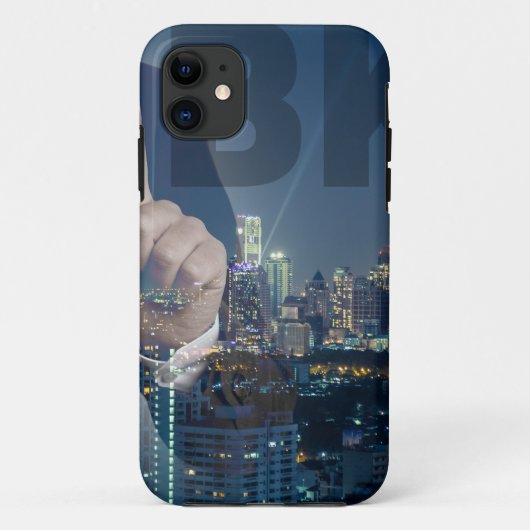 Bangkok skyline bij nachtpanorama Case-Mate iPhone case (Achterkant)