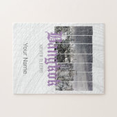 Bangkok Skyline  BKK Retro Thailand Design Legpuzzel (Horizontaal)