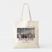 Bangkok Skyline  BKK Retro Thailand Design Tote Bag (Achterkant)