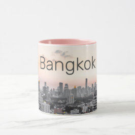 Bangkok Skyline Sunset Panorama BKK Thailand Mok