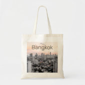 Bangkok Skyline Sunset Panorama BKK Thailand Tote Bag (Voorkant)