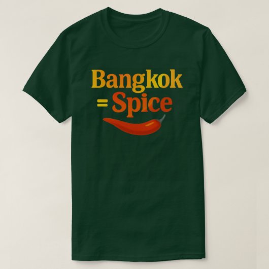Bangkok = Specerij T-shirt (Design voorkant)