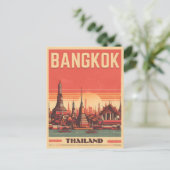  Bangkok stad skyline Thailand reisgeschenken Briefkaart (Staand voorkant)