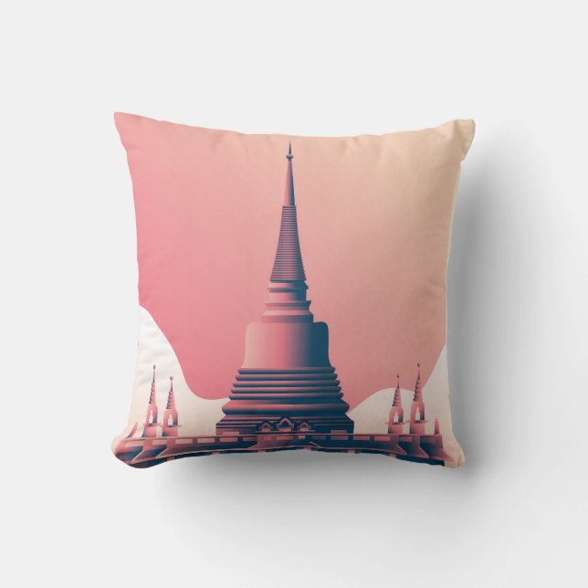 Bangkok Temple Kussen (Voorkant)