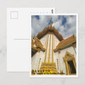 Bangkok, Temple of the Golden Buddha, Thailand Briefkaart (Voorkant / Achterkant)
