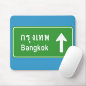 Bangkok ⚠ Thai verkeersbord ⚠ Muismat (Met muis)