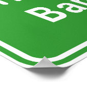 Bangkok ⚠ Thai verkeersbord ⚠ Poster (Hoek)