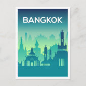 Bangkok Thailand Art Travel Illustratie Briefkaart (Voorkant)