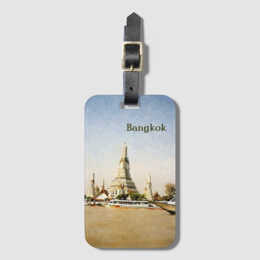 Bangkok, Thailand Bagagelabel (Voorkant (verticaal))