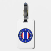 Bangkok Thailand Bagagelabel (Achterkant verticaal)