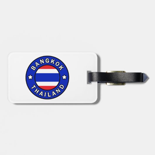 Bangkok Thailand Bagagelabel (Achterkant horizontaal)