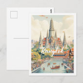 Bangkok Thailand Beroemde Reisplaats Briefkaart (Voorkant / Achterkant)