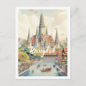 Bangkok Thailand Beroemde Reisplaats Briefkaart (Voorkant)