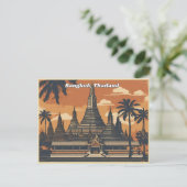 Bangkok Thailand Briefkaart (Staand voorkant)