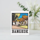 Bangkok Thailand Briefkaart (Staand voorkant)