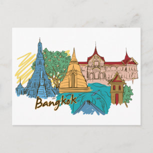 Bangkok Thailand Briefkaart