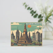 Bangkok Thailand Briefkaart (Staand voorkant)