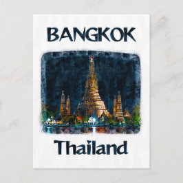 Bangkok, Thailand, Briefkaart