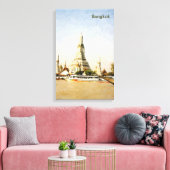 Bangkok, Thailand Canvas Afdruk (Insitu (Woonkamer))