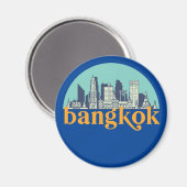 Bangkok Thailand  City Skyline Cityscape Magneet (Voorkant / Achterkant)