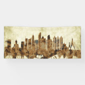 Bangkok Thailand Cityscape Spandoek (Horizontaal)